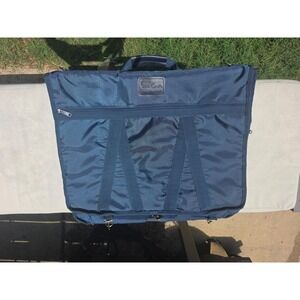 Pierre Cardin Navy Blue Nylon Garment Bag Hanging Travel Suit Luggage